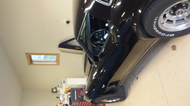 1978 Black Chevrolet Corvette fiberglass coupe