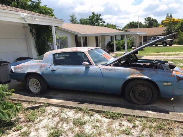 1978 Blue Chevrolet Camaro Coupe
