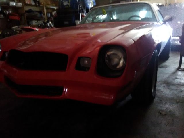 1978 Red Chevrolet Camaro