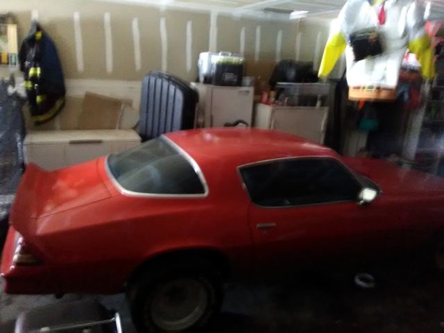 1978 Red Chevrolet Camaro