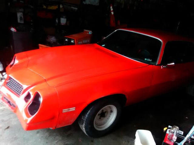 1978 Red Chevrolet Camaro