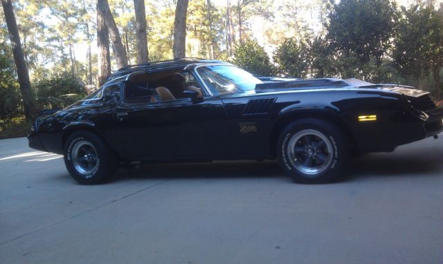 1978 Black Chevrolet Camaro T-roofs