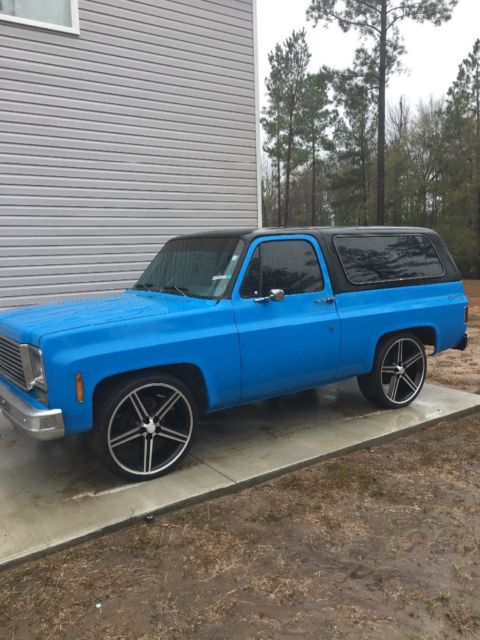 1978 Blue Chevrolet Blazer SUV