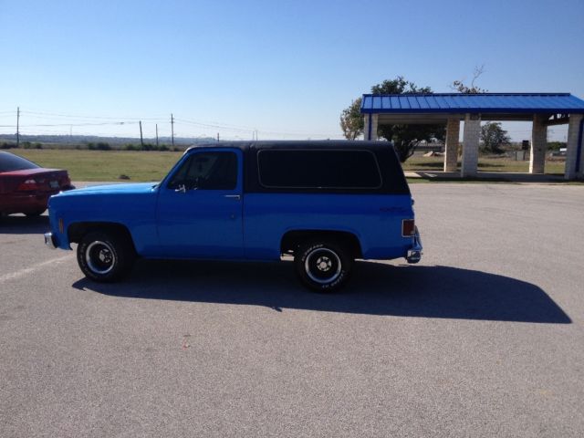 1978 Blue Chevrolet Blazer SUV