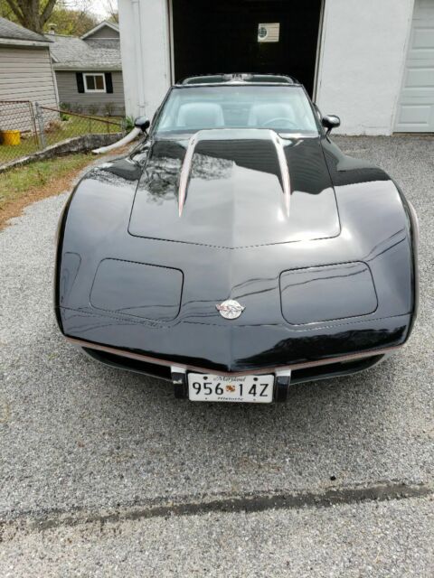 1978 Black gray Chevrolet Corvette Coupe