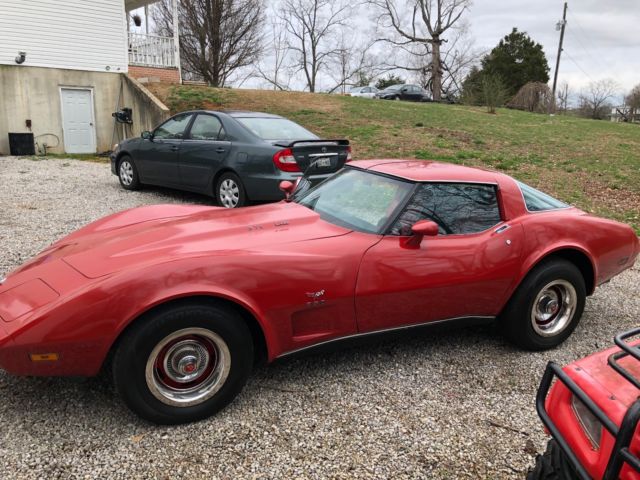 1978 Red Chevrolet Corvette Coupe