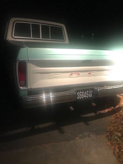1978 Green / white Ford F-150 Pickup / short bed