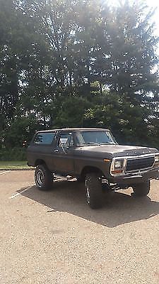 1978 Black Ford Bronco Convertible