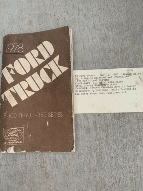 1978 Ford Bronco SUV