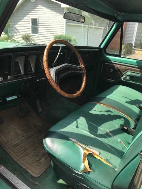 1978 Green Ford Ranger Standard Cab Pickup