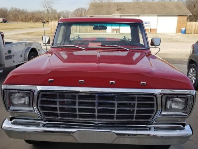 1978 Red Ford F-250 Standard Cab Pickup