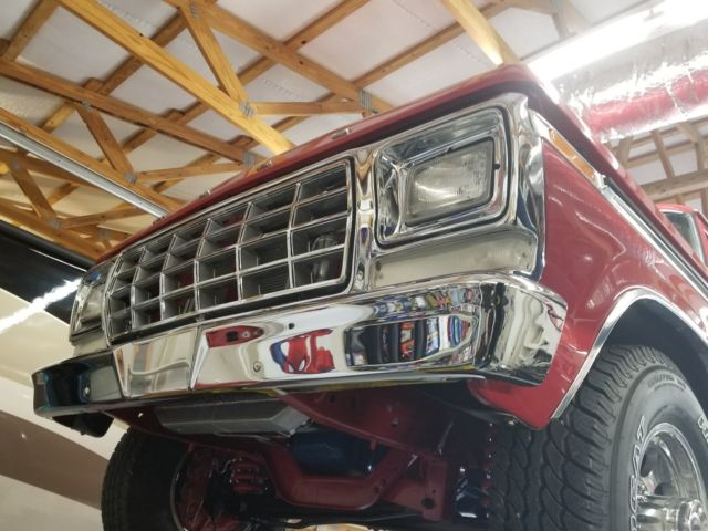 1978 Red Ford F-250 Standard Cab Pickup