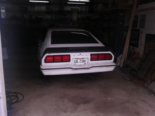 1978 White Ford Mustang Fastback