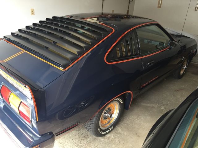 1978 Blue Ford Mustang