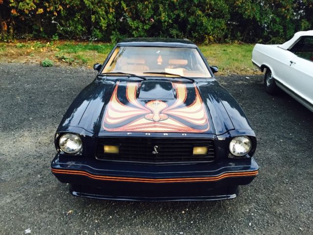 1978 Blue Ford Mustang
