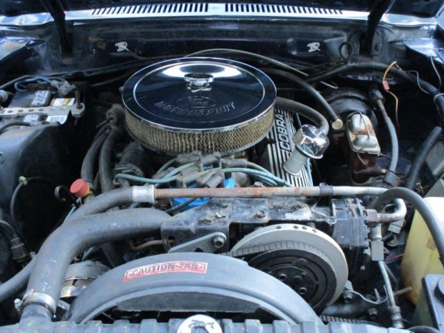 1978 Blue Ford Mustang