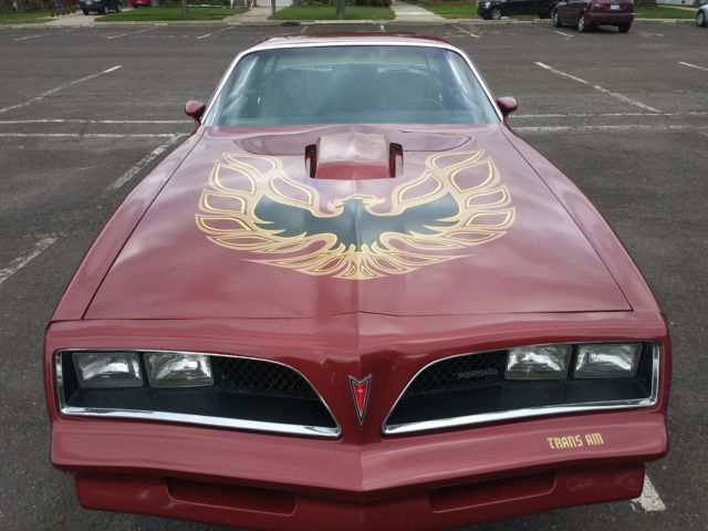 1978 Red Pontiac Firebird Coupe