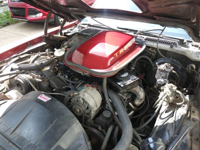 1978 Red Pontiac Firebird Coupe