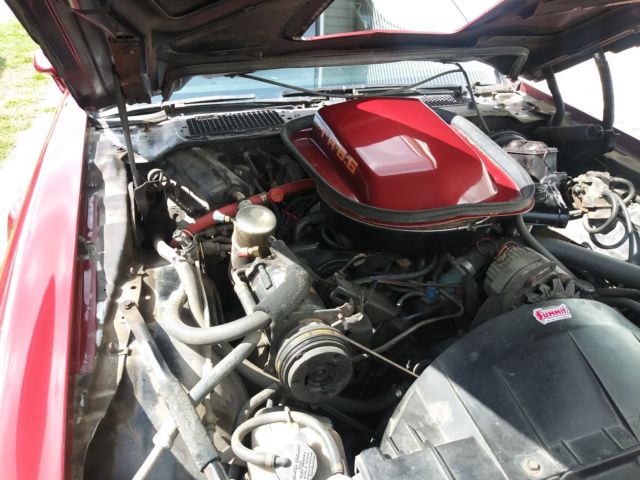 1978 Red Pontiac Firebird Coupe