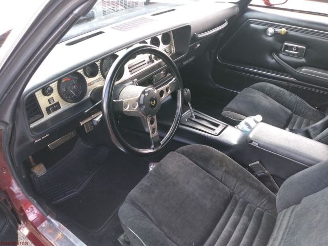 1978 Red Pontiac Firebird Coupe