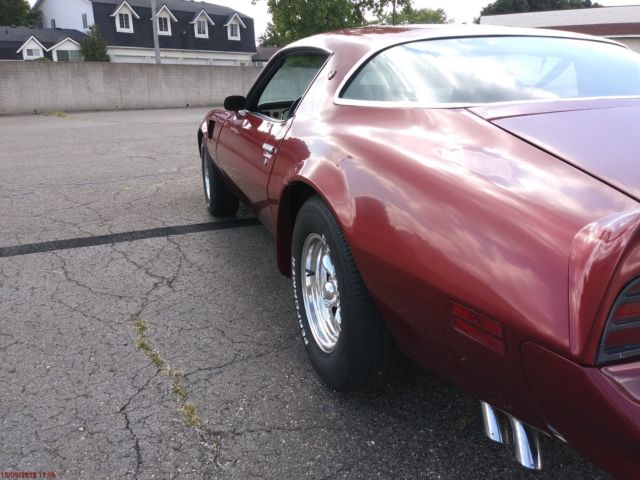 1978 Red Pontiac Firebird Coupe