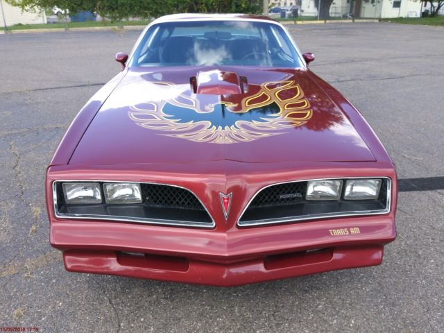 1978 Red Pontiac Firebird Coupe
