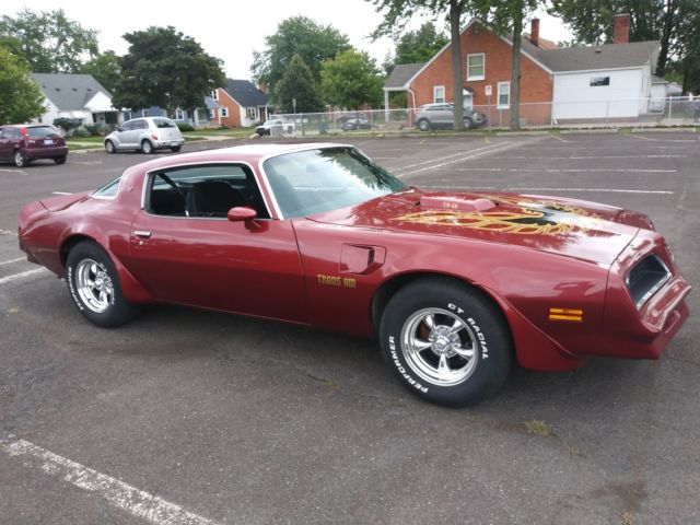 1978 Red Pontiac Firebird Coupe
