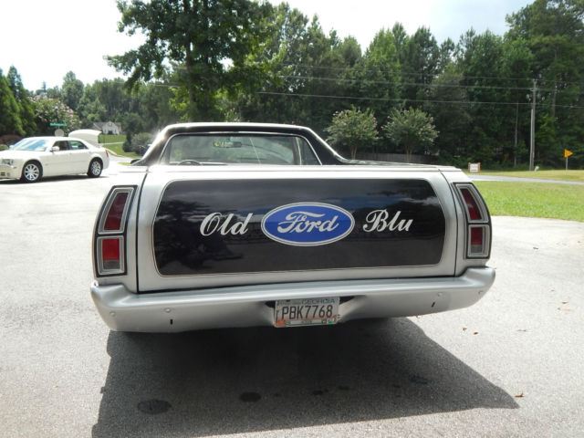 1978 gray/ black Ford Ranchero std