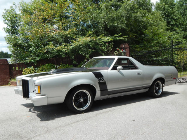 1978 gray/ black Ford Ranchero std