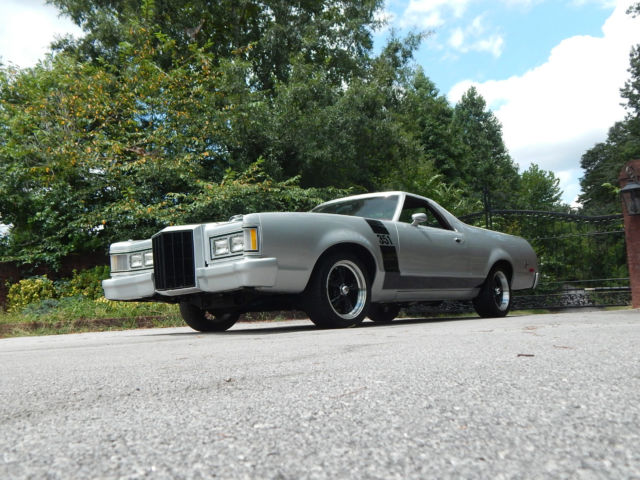 1978 gray/ black Ford Ranchero std