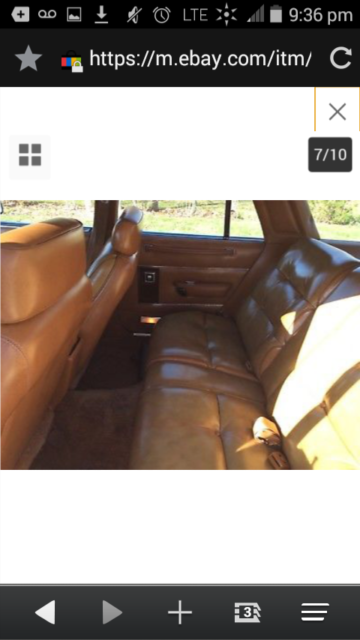 1978 Yellow Chrysler LeBaron