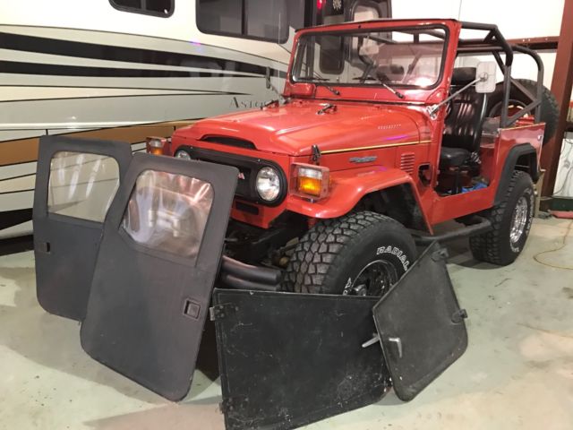 1978 Red Toyota Land Cruiser Convertible