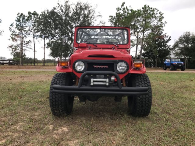 1978 Red Toyota Land Cruiser Convertible
