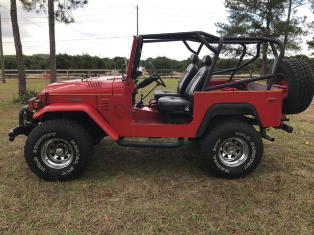 1978 Red Toyota Land Cruiser Convertible