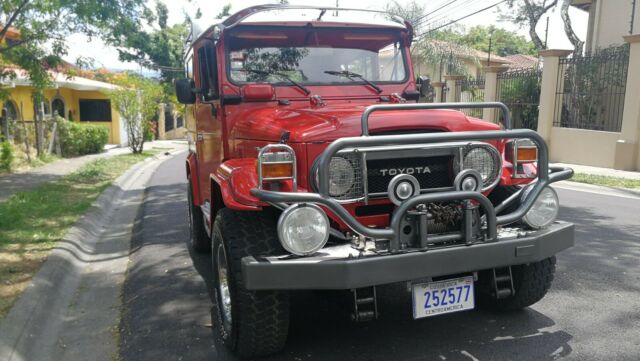 1978 Red Toyota Land Cruiser SUV