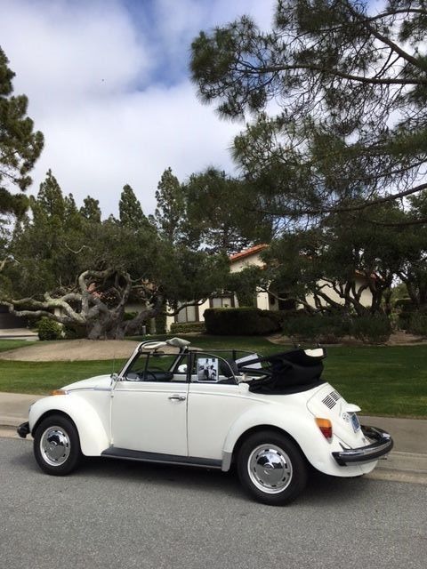 1978 white/black euro top Volkswagen Beetle - Classic Convertible