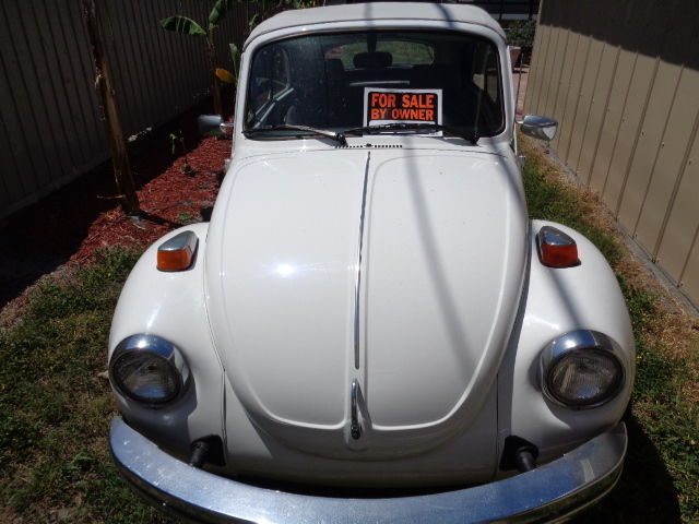 1978 White Volkswagen Beetle - Classic Convertible