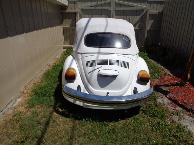 1978 White Volkswagen Beetle - Classic Convertible