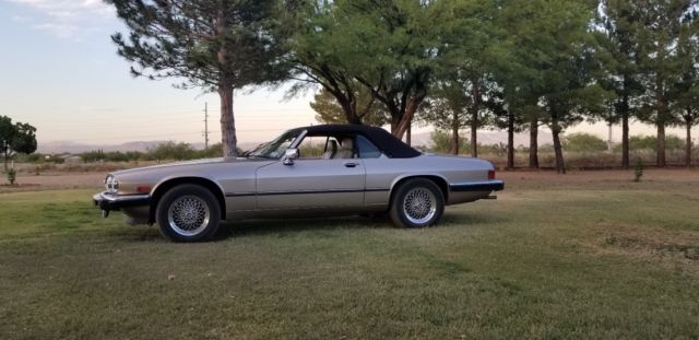 1991 Champagne metallic Jaguar XJS Convertible