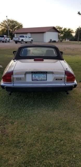 1991 Champagne metallic Jaguar XJS Convertible