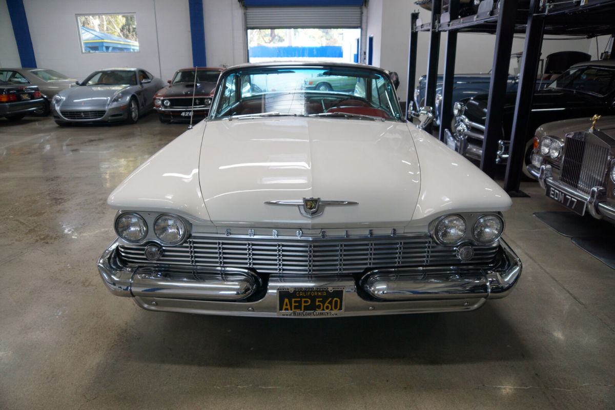1959 White Chrysler NEW YORKER 413/350HP V8 2 DR HARDTOP 2 Dr Hardtop