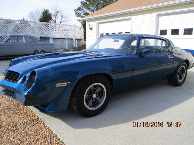 1979 Blue Chevrolet Camaro Coupe