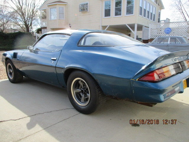 1979 Blue Chevrolet Camaro Coupe