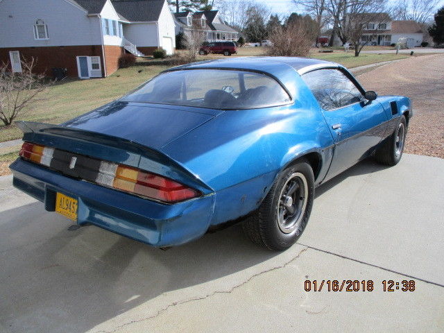 1979 Blue Chevrolet Camaro Coupe