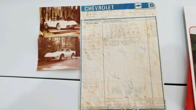 1979 White Chevrolet Corvette Coupe