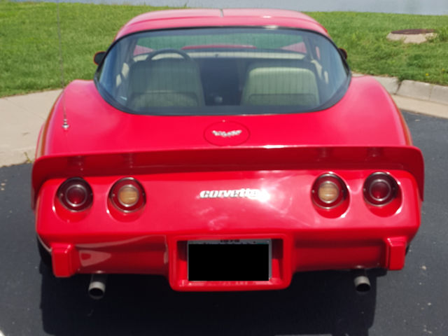 1979 Red Chevrolet Corvette Coupe