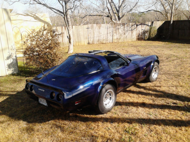 1979 Midnight Blue Pearl Chevrolet Corvette Convertible