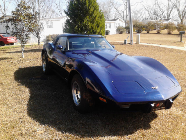 1979 Midnight Blue Pearl Chevrolet Corvette Convertible