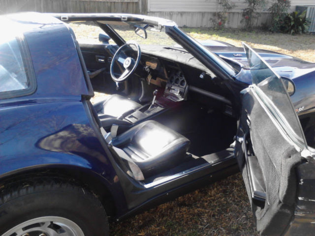 1979 Midnight Blue Pearl Chevrolet Corvette Convertible