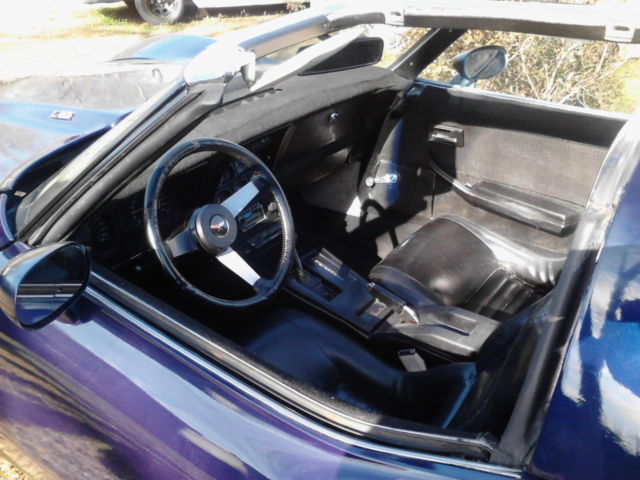 1979 Midnight Blue Pearl Chevrolet Corvette Convertible